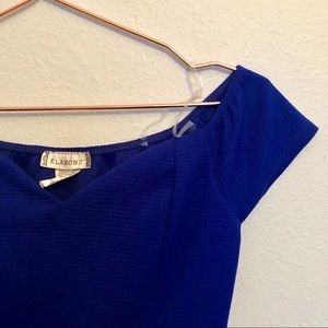 NWOT ModCloth Blue Skater Dress